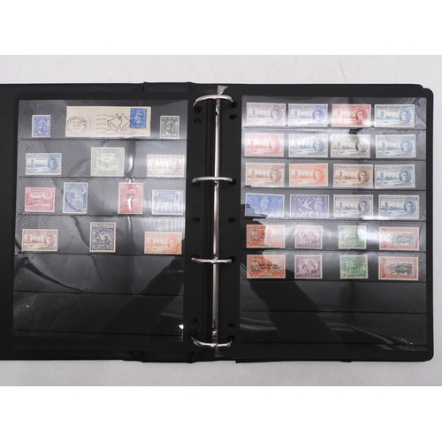 7085 - World Collection in Large 4 ring binder with Hagner Pages. Contains Many Stamps, both mint or used. ... 