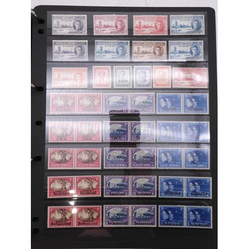 7085 - World Collection in Large 4 ring binder with Hagner Pages. Contains Many Stamps, both mint or used. ... 