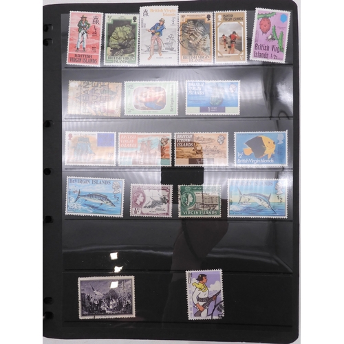 7085 - World Collection in Large 4 ring binder with Hagner Pages. Contains Many Stamps, both mint or used. ... 