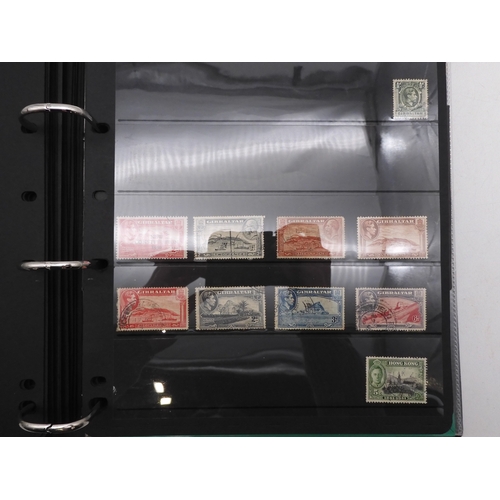 7085 - World Collection in Large 4 ring binder with Hagner Pages. Contains Many Stamps, both mint or used. ... 