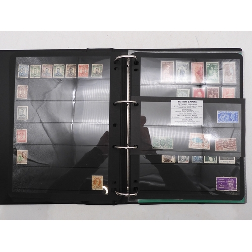 7085 - World Collection in Large 4 ring binder with Hagner Pages. Contains Many Stamps, both mint or used. ... 