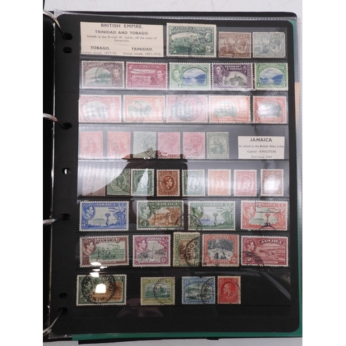 7085 - World Collection in Large 4 ring binder with Hagner Pages. Contains Many Stamps, both mint or used. ... 