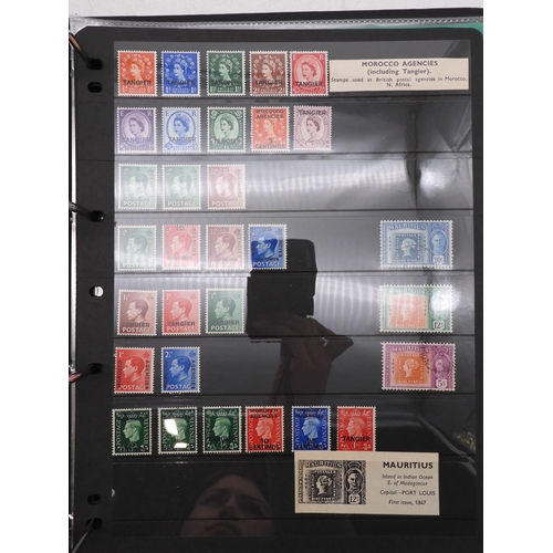 7085 - World Collection in Large 4 ring binder with Hagner Pages. Contains Many Stamps, both mint or used. ... 