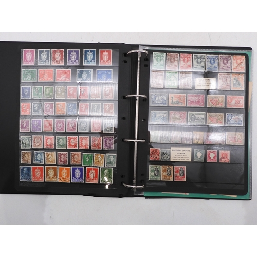 7085 - World Collection in Large 4 ring binder with Hagner Pages. Contains Many Stamps, both mint or used. ... 