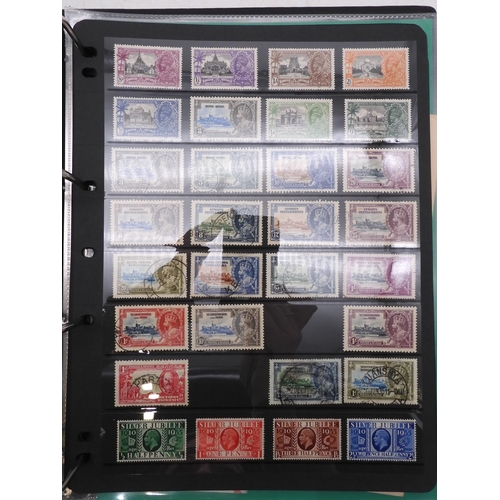 7085 - World Collection in Large 4 ring binder with Hagner Pages. Contains Many Stamps, both mint or used. ... 