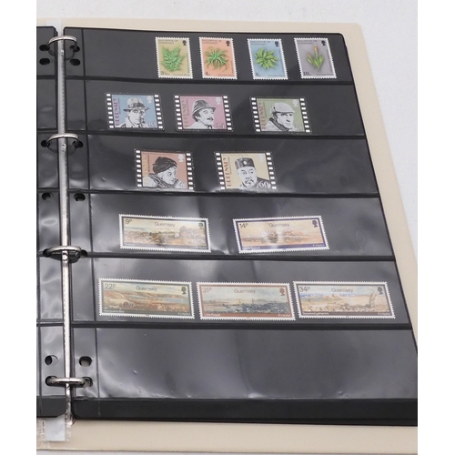 7087 - A world collection of stamps in eight folders and two stock books, all periods, some mint, not check... 