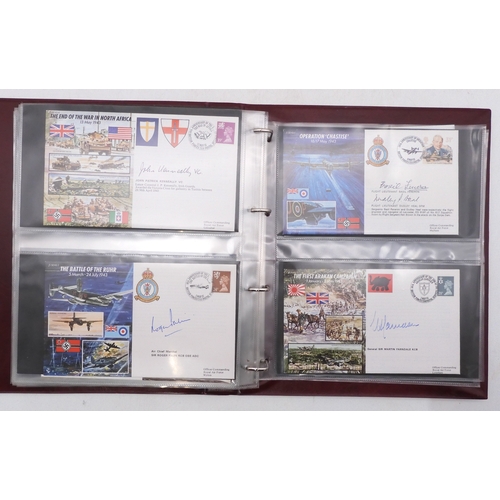 7088 - A collection of military themed covers commemorating the 50th Anniversary of WW2 with details of sig... 