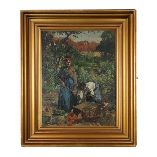 DAVID ALISON RSA (SCOTTISH 1882-1955)THE ARTIST'S GARDEN, FIFEOil on ...