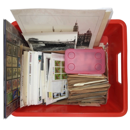 7103 - A lot comprising first day covers (some with associated mint stamps), worldwide stamps all eras, to ... 