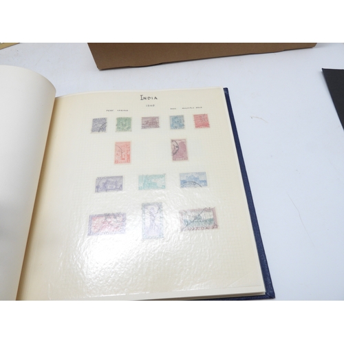 7105 - A stamp collection in two stock books mainly GB and Commonwealth together with loose stamps and Brit... 