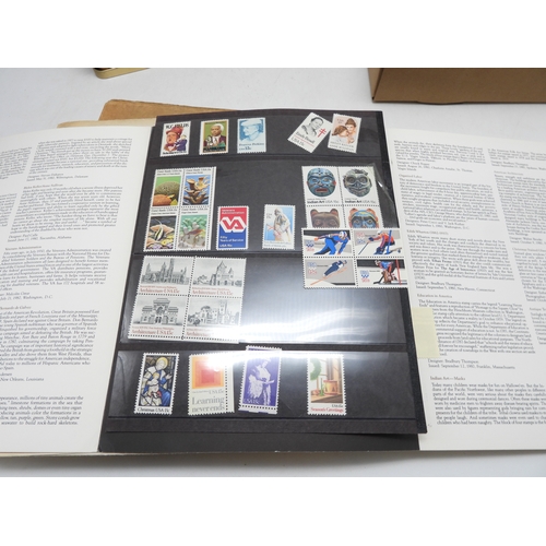 7105 - A stamp collection in two stock books mainly GB and Commonwealth together with loose stamps and Brit... 