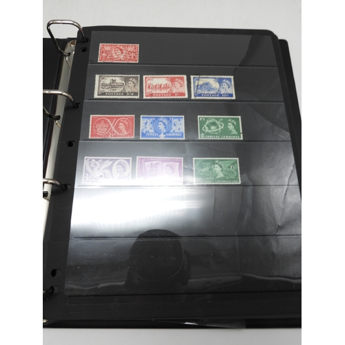 7105 - A stamp collection in two stock books mainly GB and Commonwealth together with loose stamps and Brit... 