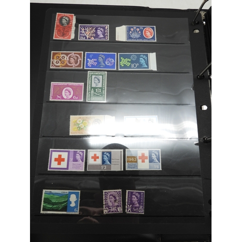 7105 - A stamp collection in two stock books mainly GB and Commonwealth together with loose stamps and Brit... 