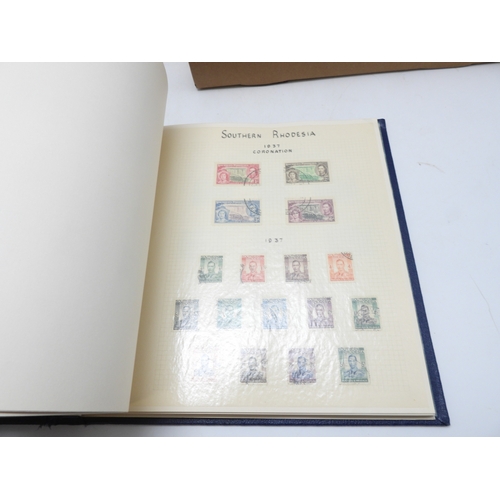 7105 - A stamp collection in two stock books mainly GB and Commonwealth together with loose stamps and Brit... 