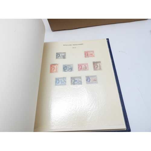 7105 - A stamp collection in two stock books mainly GB and Commonwealth together with loose stamps and Brit... 