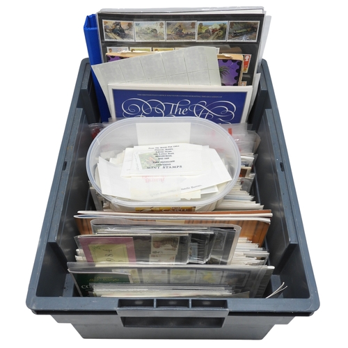 7106 - A lot comprising first day covers mostly 1980's together with Definitive Stamp sets, British Post Of... 