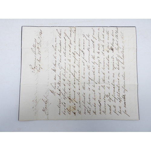 7122 - A collection of Victorian correspondence, housed in an album, addressed to Scottish recipients and l... 