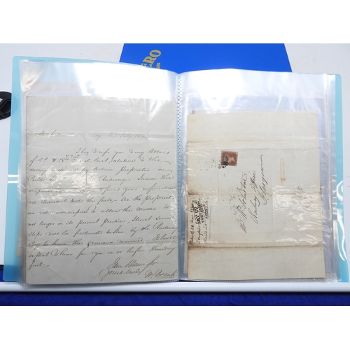 7124 - A collection of Victorian correspondence, housed in an album, addressed to Scottish recipients and l... 
