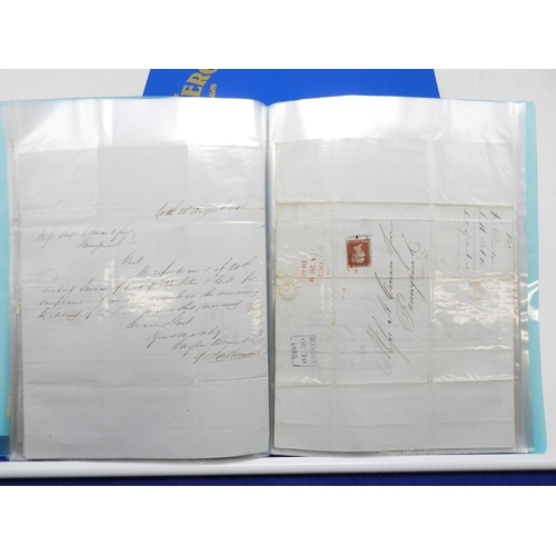 7124 - A collection of Victorian correspondence, housed in an album, addressed to Scottish recipients and l... 