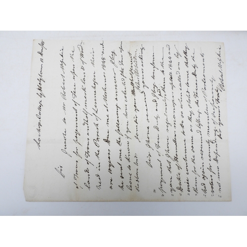 7124 - A collection of Victorian correspondence, housed in an album, addressed to Scottish recipients and l... 