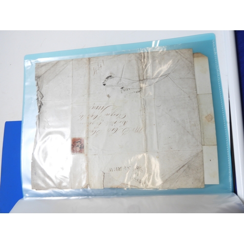 7124 - A collection of Victorian correspondence, housed in an album, addressed to Scottish recipients and l... 