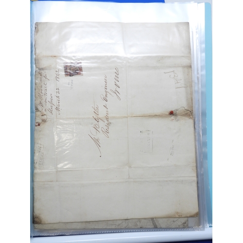 7124 - A collection of Victorian correspondence, housed in an album, addressed to Scottish recipients and l... 