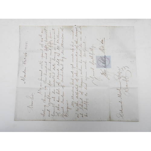 7125 - A collection of Victorian correspondence, housed in an album, addressed to Scottish recipients and l... 