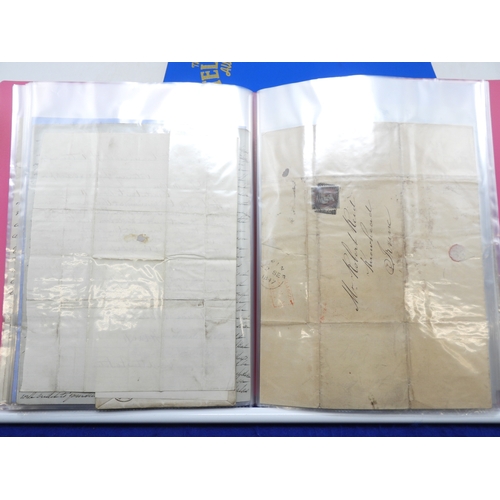 7125 - A collection of Victorian correspondence, housed in an album, addressed to Scottish recipients and l... 