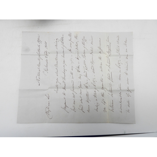 7126 - A collection of Victorian correspondence, housed in album, addressed to Scottish recipients and larg... 