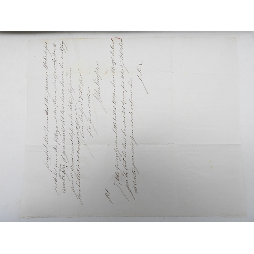 7127 - A collection of Victorian correspondence, housed in two albums, addressed to Scottish recipients and... 