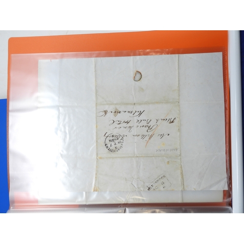 7127 - A collection of Victorian correspondence, housed in two albums, addressed to Scottish recipients and... 