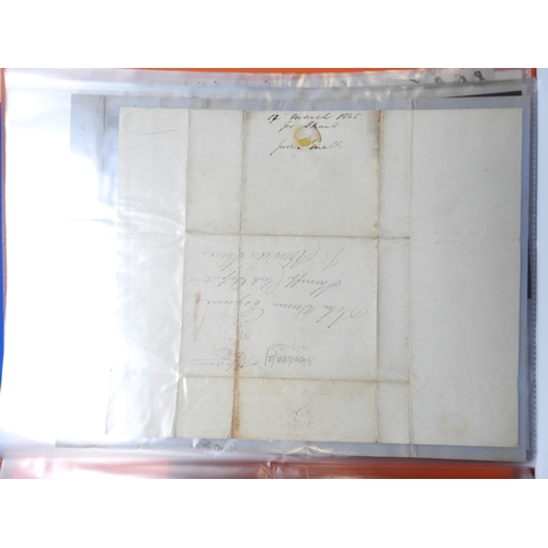 7127 - A collection of Victorian correspondence, housed in two albums, addressed to Scottish recipients and... 