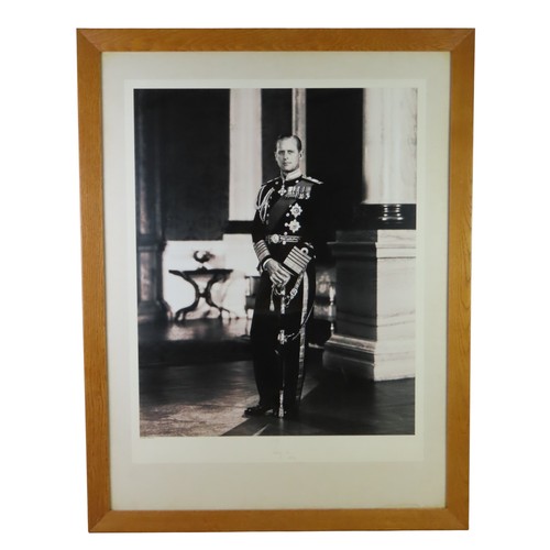 2554 - QUEEN ELIZABETH II AND PRINCE PHILIP, DUKE OF EDINBURGHA pair of large portrait photographs by Antho... 