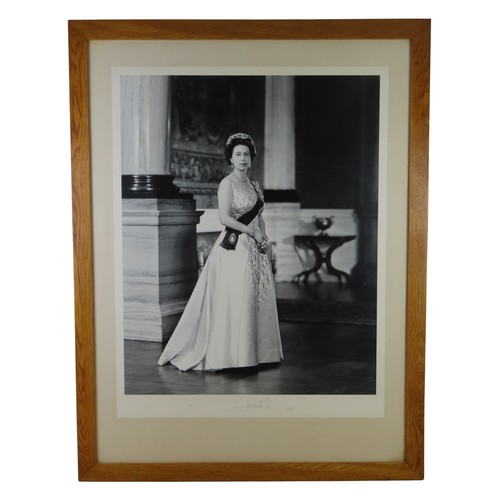 2554 - QUEEN ELIZABETH II AND PRINCE PHILIP, DUKE OF EDINBURGHA pair of large portrait photographs by Antho... 