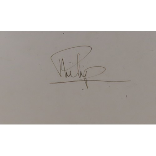 2555 - QUEEN ELIZABETH II AND PRINCE PHILIP, DUKE OF EDINBURGHA pair of portrait photographs by Baron (Ster... 