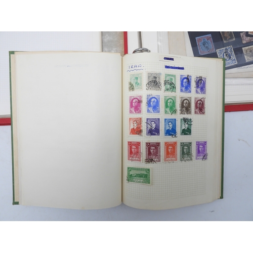 7065 - A collection of British and Commonwealth, also international stamps, including five various hallmark... 
