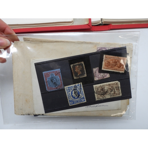 7065 - A collection of British and Commonwealth, also international stamps, including five various hallmark... 