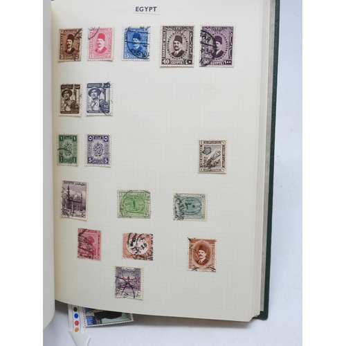 7108 - A lot comprising various stock books containing a world wide stamp collection to include GB 1/d red ... 
