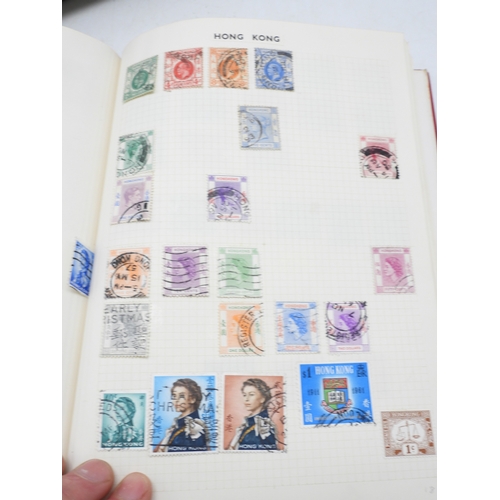 7108 - A lot comprising various stock books containing a world wide stamp collection to include GB 1/d red ... 