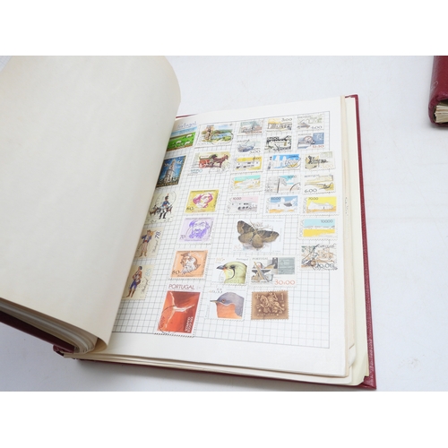 7109 - A worldwide stamp collection in five stock books, all eras to include GB in one book with regional i... 