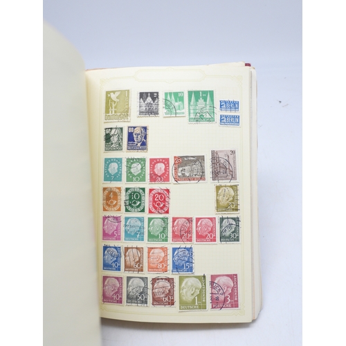 7109 - A worldwide stamp collection in five stock books, all eras to include GB in one book with regional i... 
