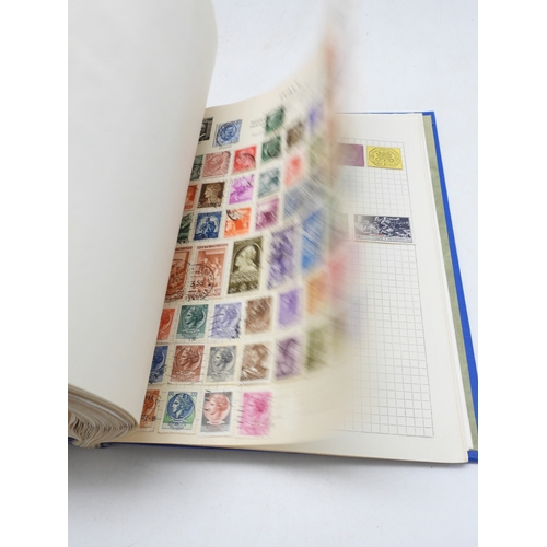 7109 - A worldwide stamp collection in five stock books, all eras to include GB in one book with regional i... 