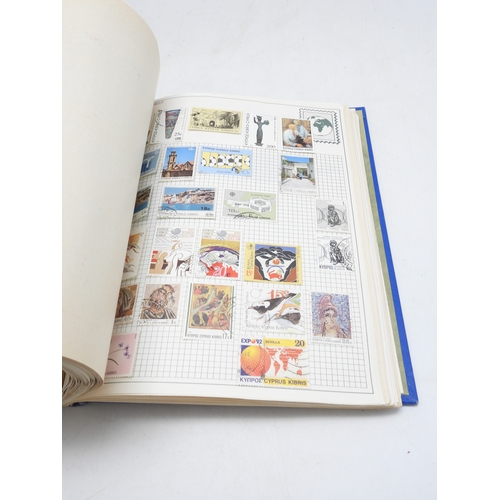 7109 - A worldwide stamp collection in five stock books, all eras to include GB in one book with regional i... 