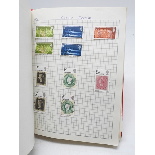 7109 - A worldwide stamp collection in five stock books, all eras to include GB in one book with regional i... 