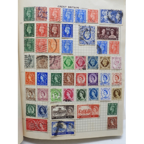 7109 - A worldwide stamp collection in five stock books, all eras to include GB in one book with regional i... 