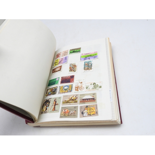 7109 - A worldwide stamp collection in five stock books, all eras to include GB in one book with regional i... 
