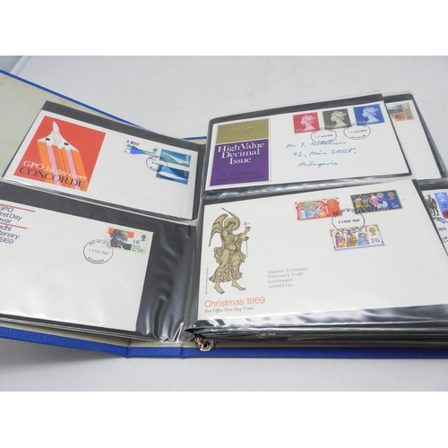 7111 - A lot comprising first day covers many with associated British Post Office Mint Stamps, Robert Burns... 