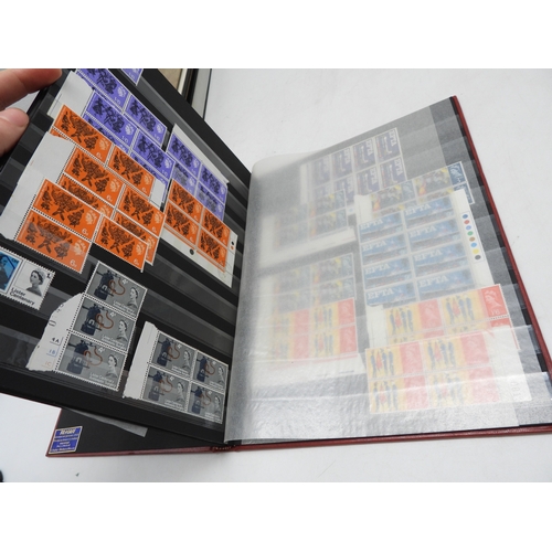 7113 - Great Britain a lot of mostly Elizabeth II unmounted mint stamps in blocks and strips contained in i... 