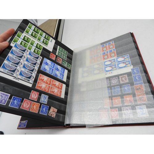 7113 - Great Britain a lot of mostly Elizabeth II unmounted mint stamps in blocks and strips contained in i... 