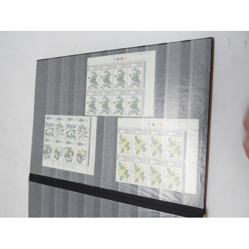 7113 - Great Britain a lot of mostly Elizabeth II unmounted mint stamps in blocks and strips contained in i... 